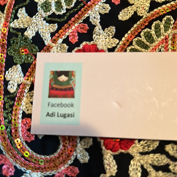 Handmade One-of-a-Kind Textile Handbag by Israeli Artist Adi Lugasi. NEW W/O TAG - Picture 11 of 12